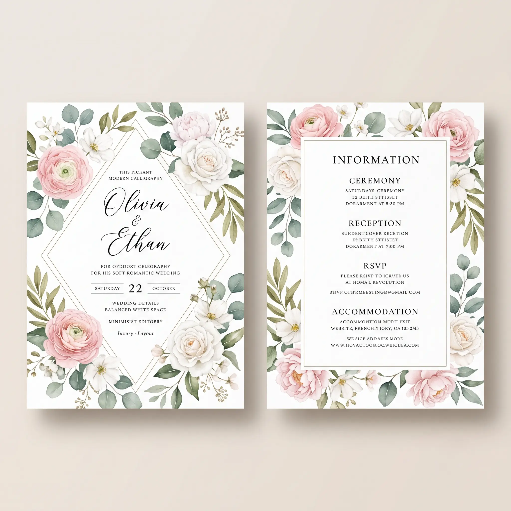 Invitation Front and Back